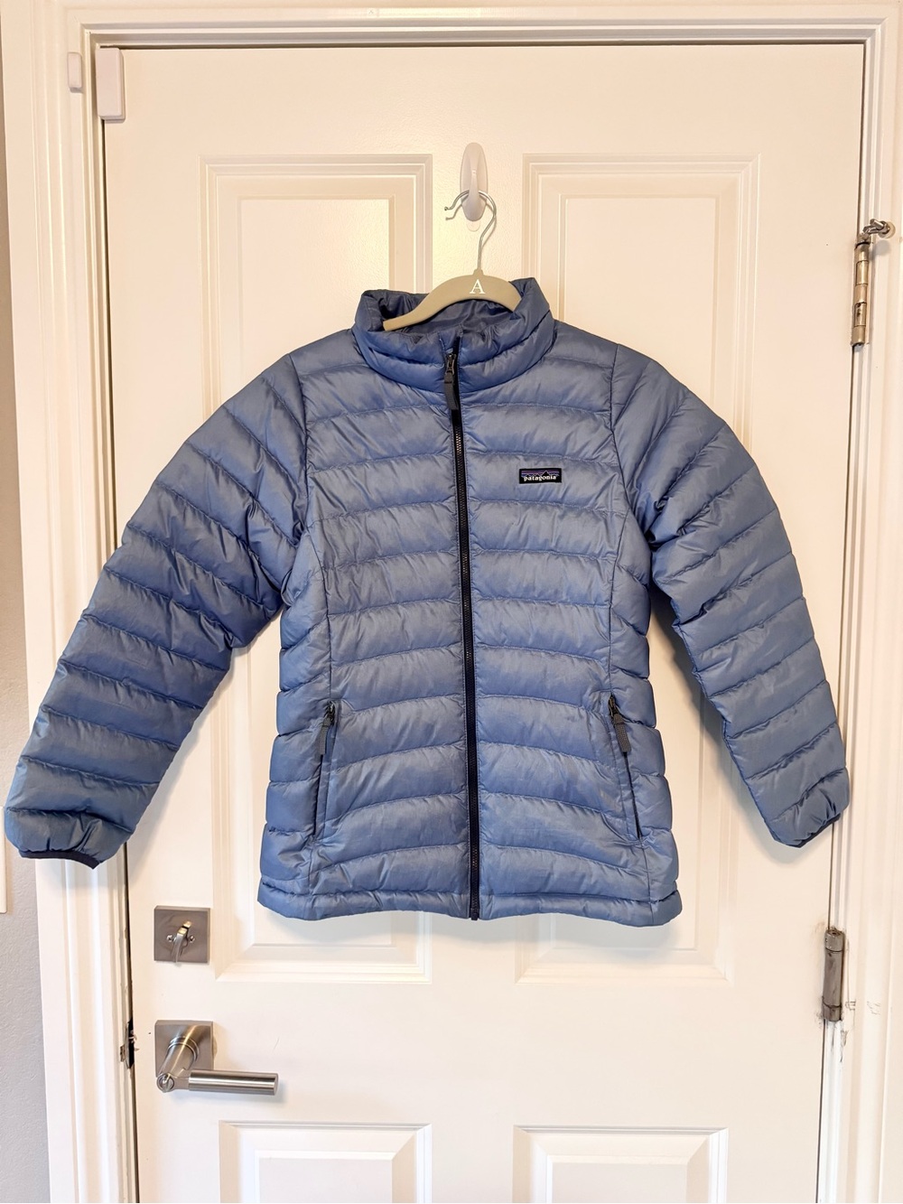 Patagonia Kids Light Blue Puffer Jacket